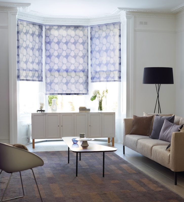 Very Peri Patterned Blinds
