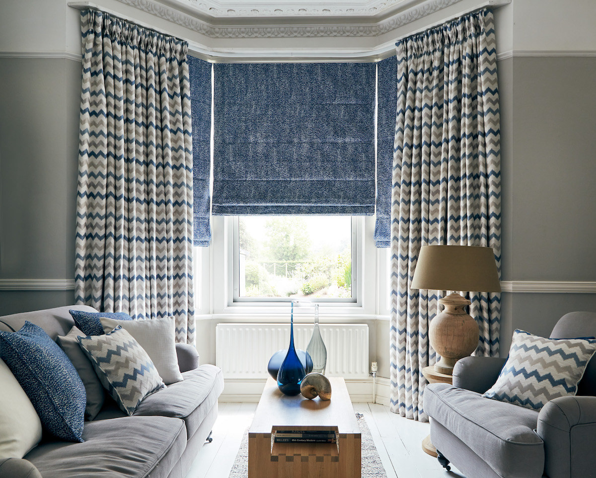 Roman blinds for large windows