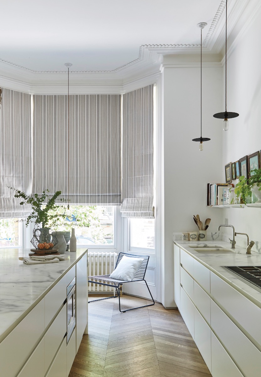 Roman Kitchen Window blinds