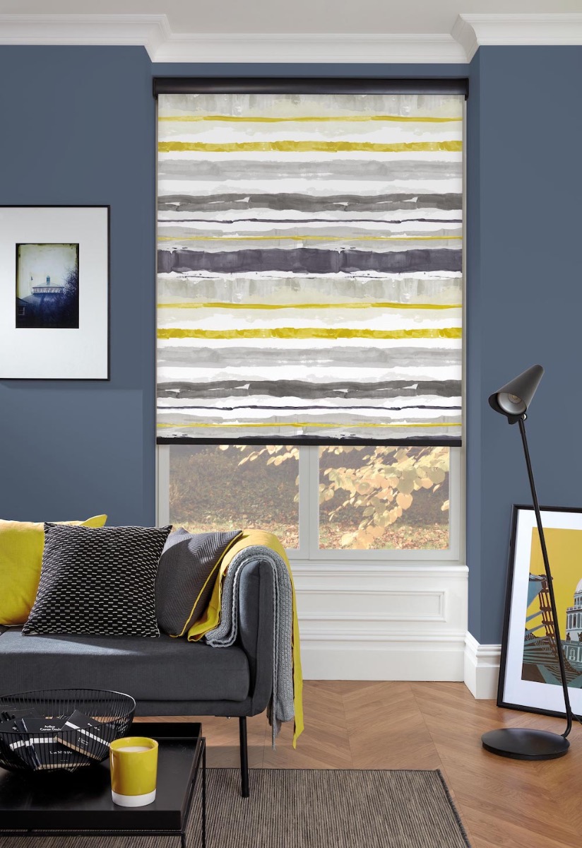 Patterned roller blinds for modern homes