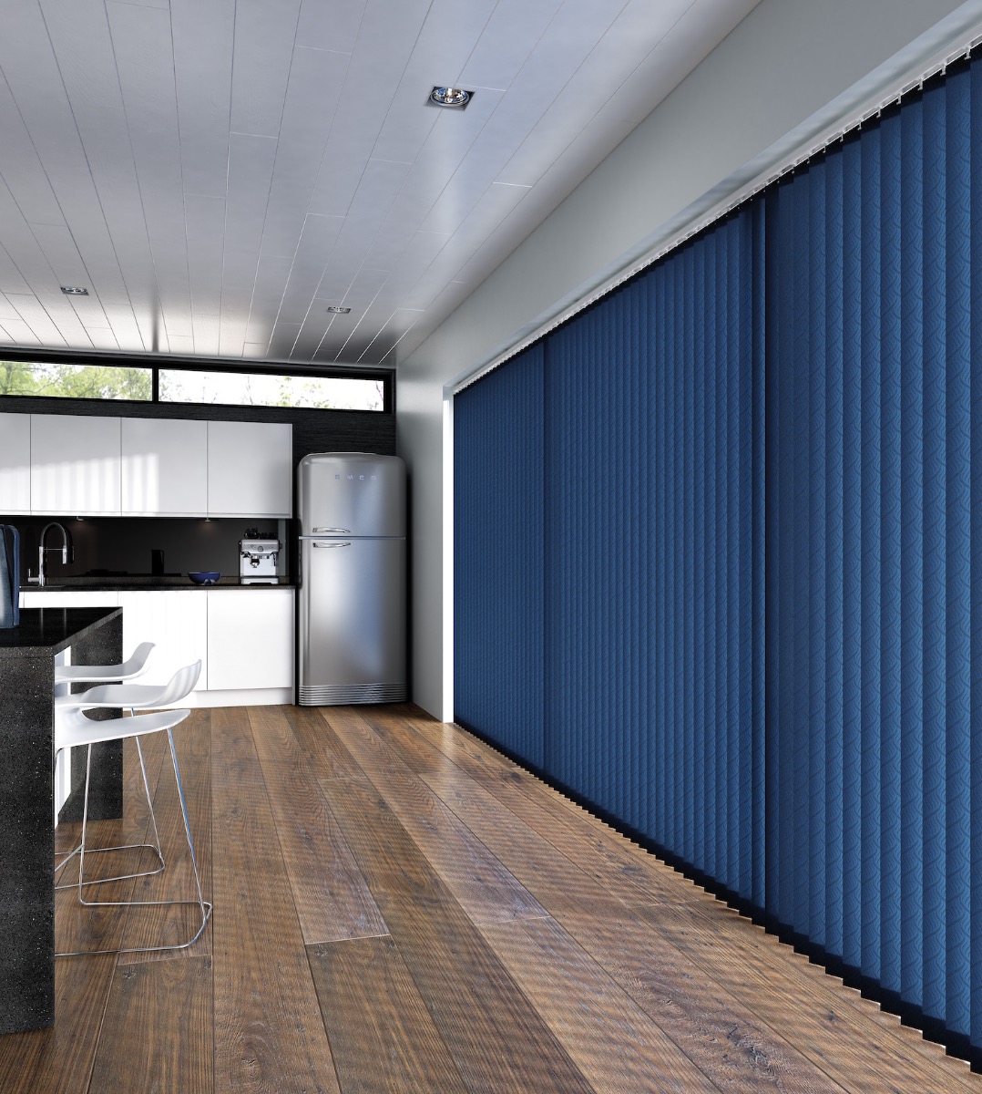 Vertical blinds for large windows